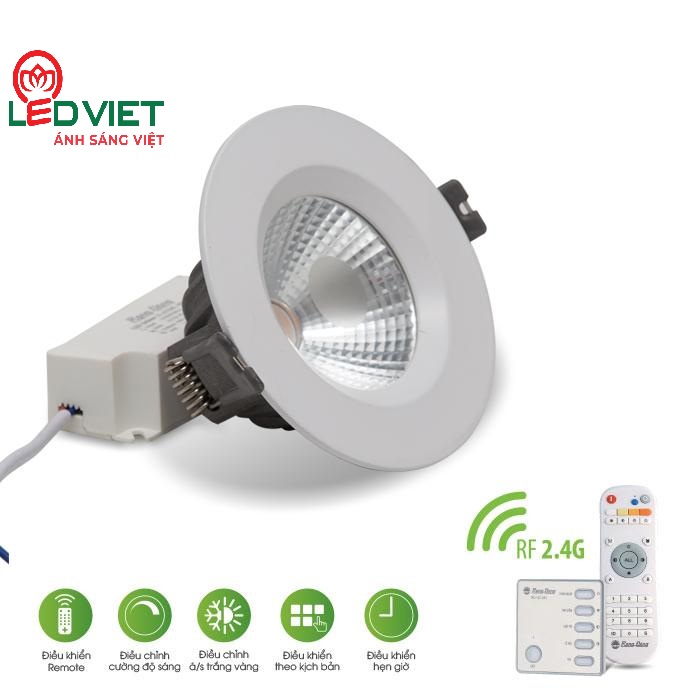 Đèn LED Âm Trần 7W Rạng Đông D AT14L 76/7W chính hãng