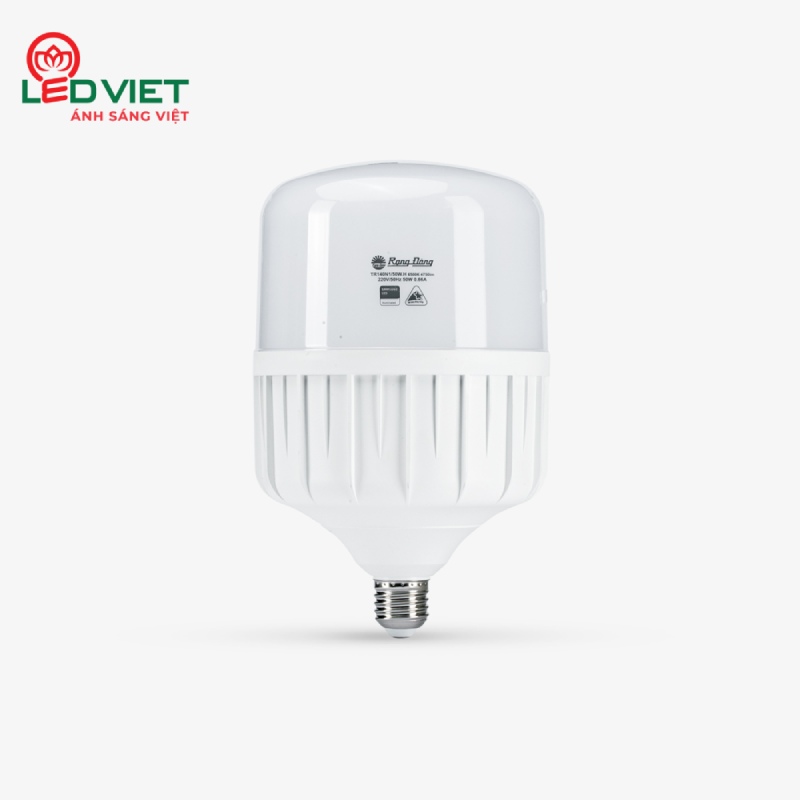 Đèn LED Búp Trụ Nhôm Nhựa 50W Rạng Đông chính hãng