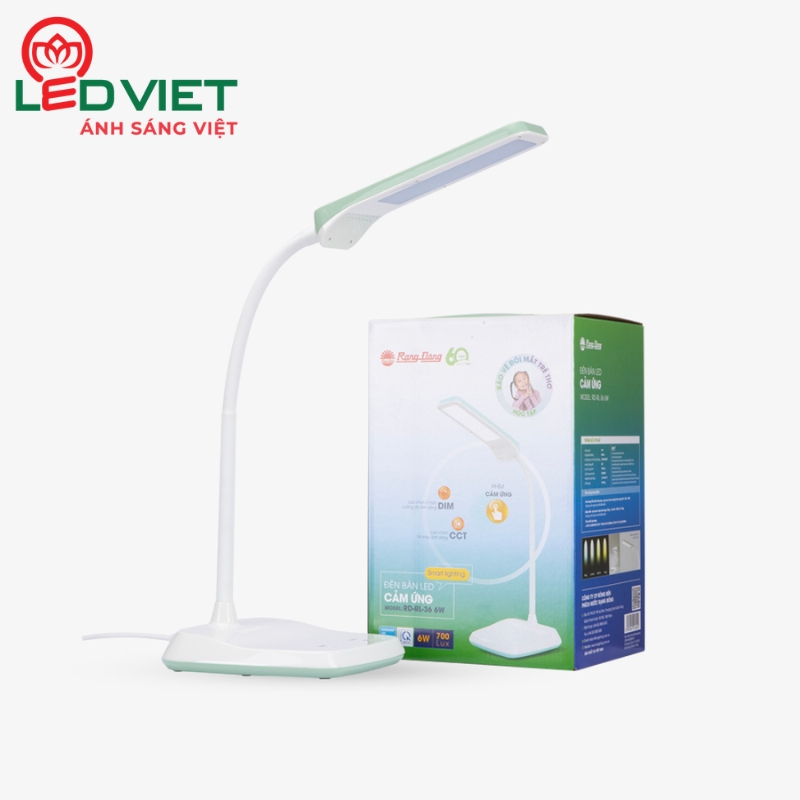 Đèn bàn LED Cảm ứng Rạng Đông DIM CCT giá rẻ