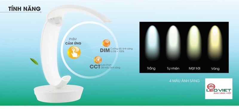 Đèn bàn LED Rạng Đông 7W RD-RL-39