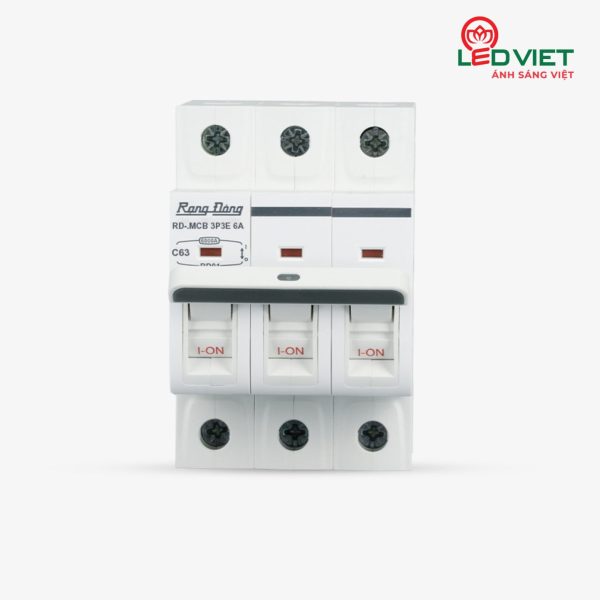 Aptomat ngắn mạch RD.MCB 3P3E 6A
