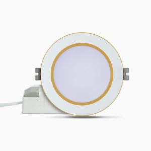 Đèn LED âm trần đổi màu AT56 ĐM 90/10W vàng