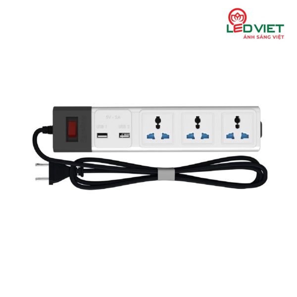 Ổ cắm đa năng chống giật OC05.V2 3C/10A
