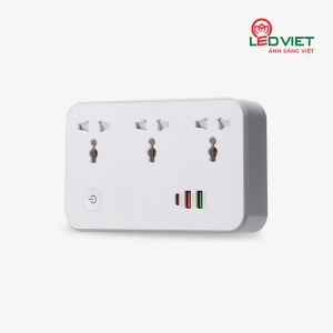 Ổ cắm thông minh Wifi OC08.WF.USB 3C/10A