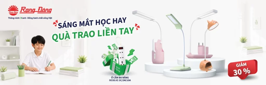 Đèn bàn học RẠNG Đông