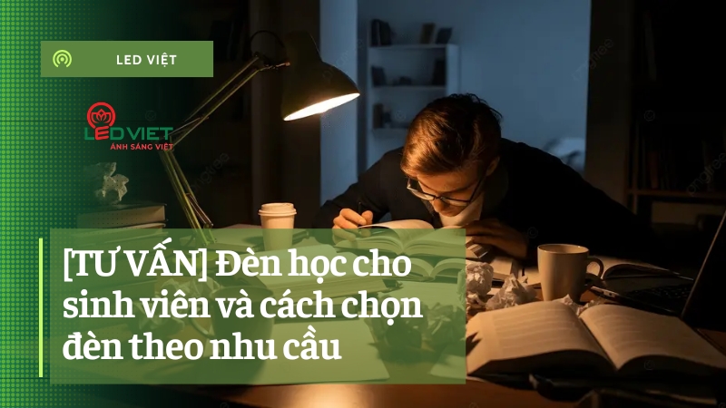 Đèn học cho sinh viên